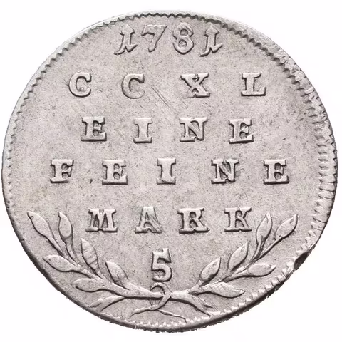 5 Krejcar 1781, Šm.66-C-13, pěkná zachovalost, patina, rysky