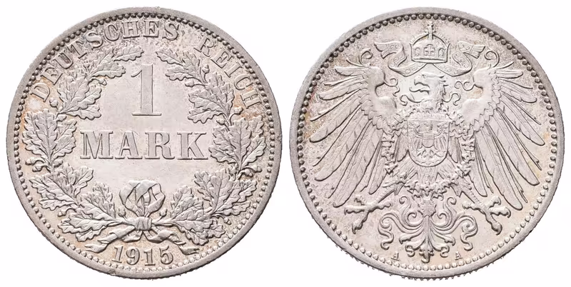 Německé císařství, 1 Marka 1915 A - 1 ks