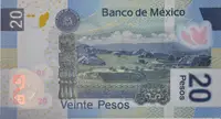 Mexiko, 20 Pesos 2007-2012, plastová, P.122d-t - fotografie 2