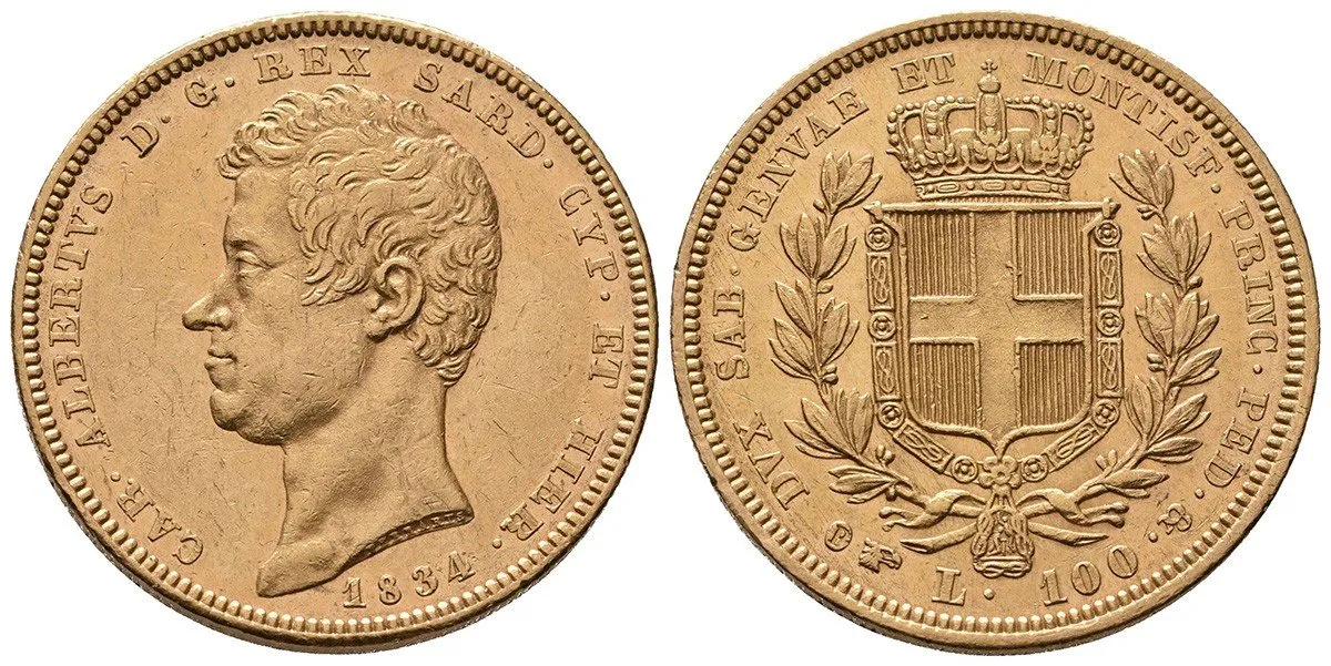 Itálie - Sardínie, Carlo Alberto, 1831 - 1849 — 1
