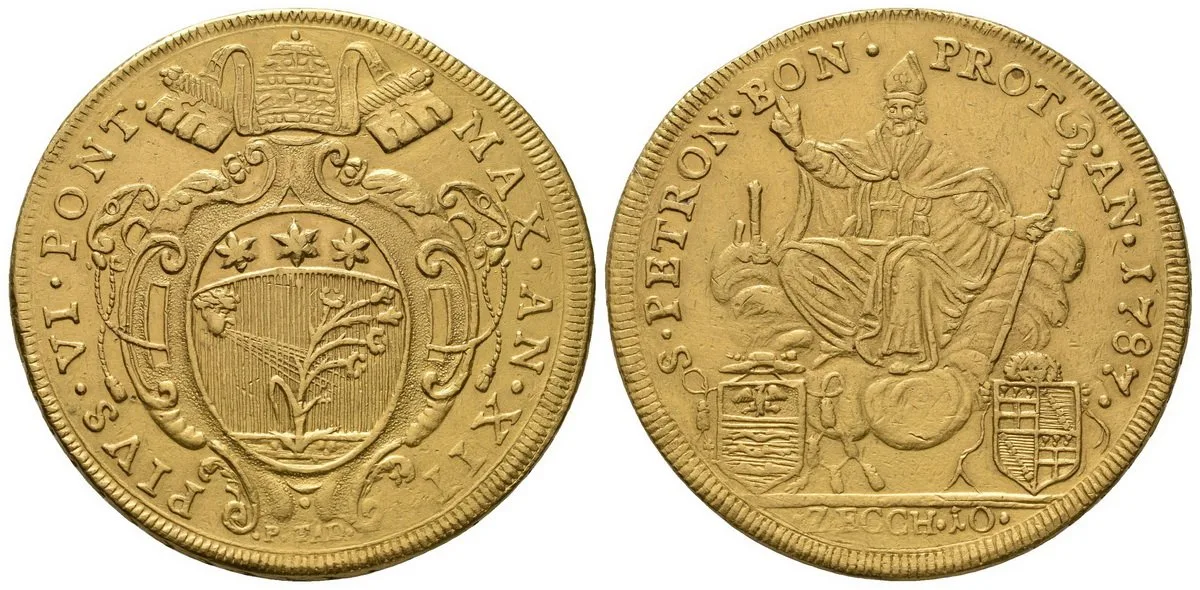 Vatikán, Pius VI., 1775 - 1799 — 1