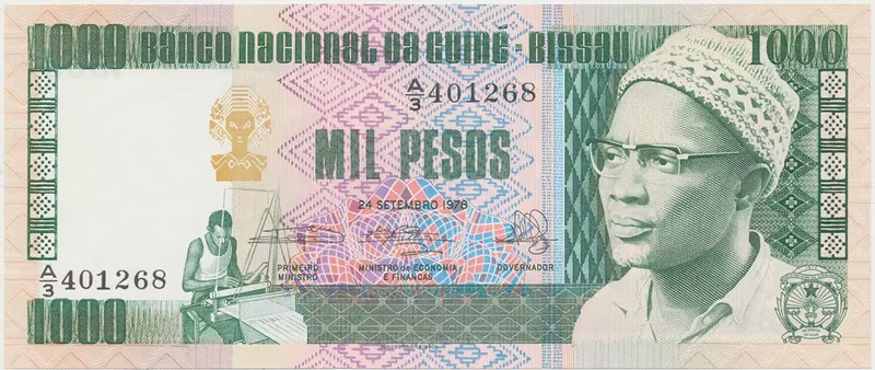 Guinea - Bissau, 1000 Pesos 1983, P.8b