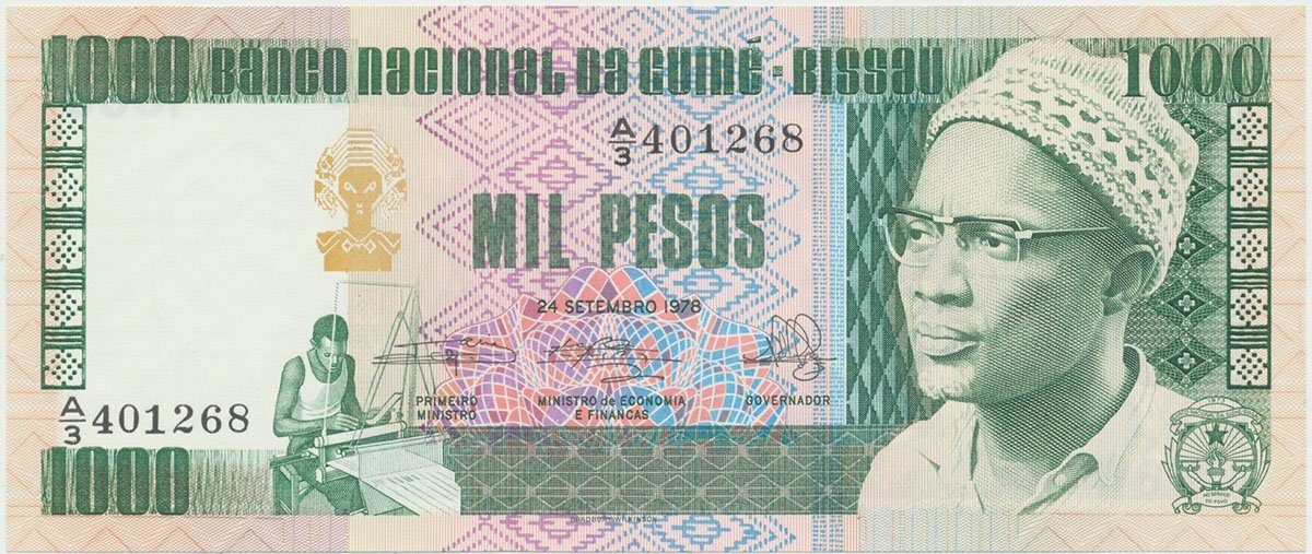 Guinea - Bissau, 1000 Pesos 1983, P.8b