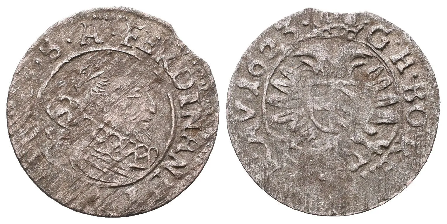 Ferdinand II., 1619 - 1637 (Mince kiprová) — 1