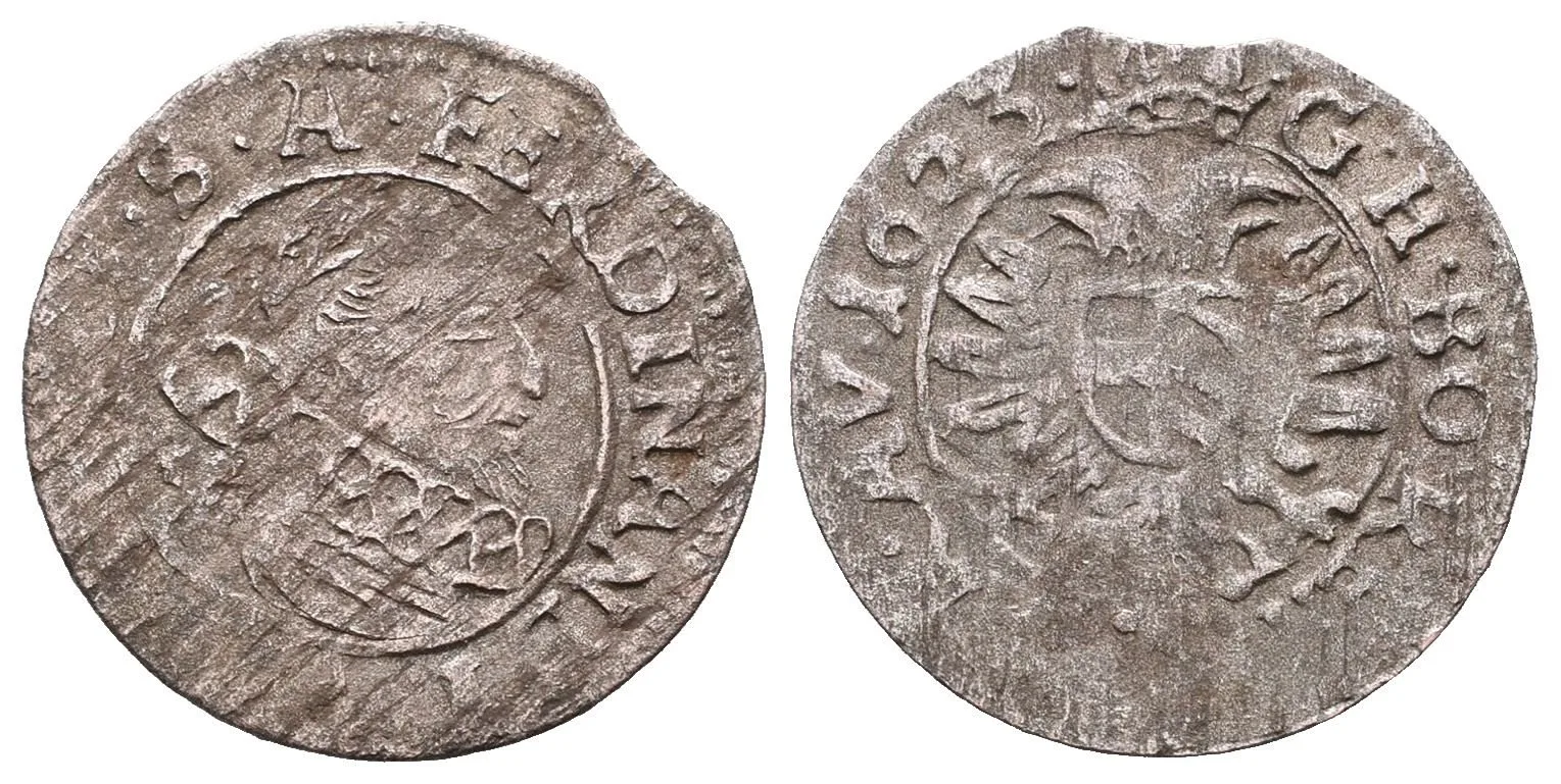 Ferdinand II., 1619 - 1637 (Mince kiprová) — 1