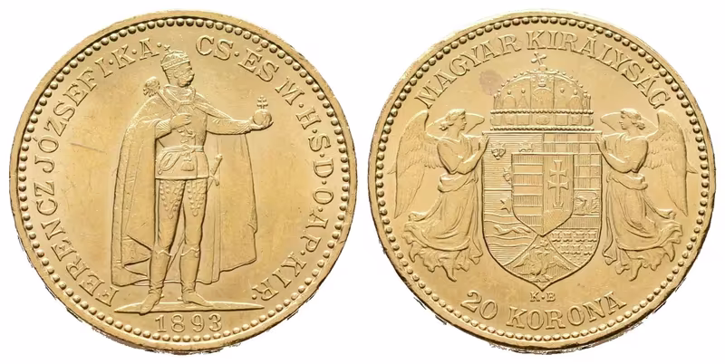 20 Koruna 1893 KB