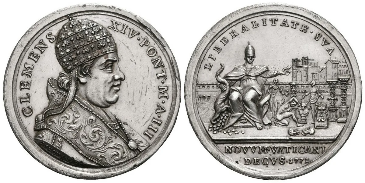 Vatikán, Clement XIV., 1769 - 1774 — 1