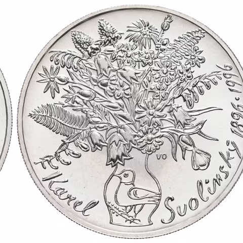 200 Kč 1996 - Karel Svolinský, kapsle, certifikát