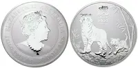 Austrálie, 30 Dollars 2022 - Rok tygra