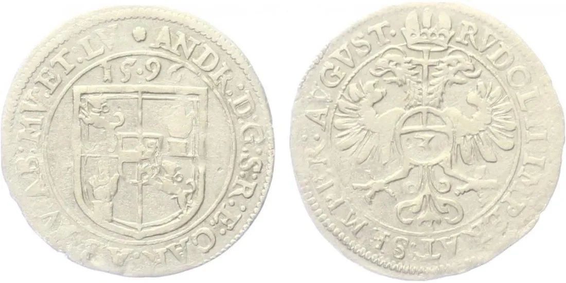 Murbach a Lüders - opatství, Andreas von Österreich, 1587 - 1600 — 1