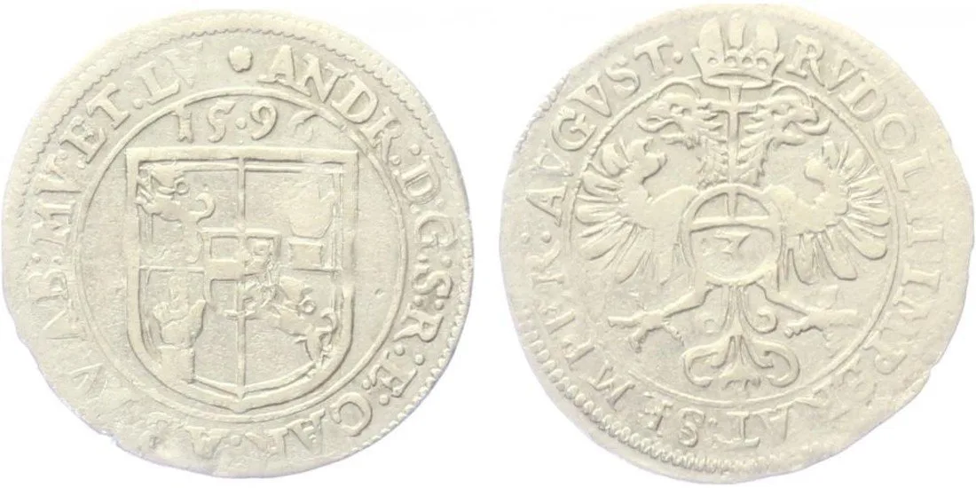 Murbach a Lüders - opatství, Andreas von Österreich, 1587 - 1600 — 1