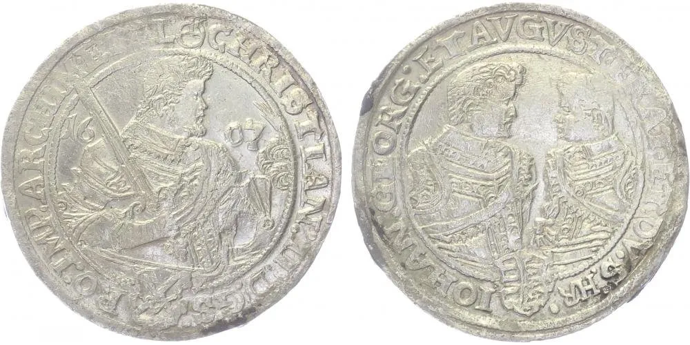 Sasko, Christian II., Johann Georg I. a August, 1591 - 1611 — 1