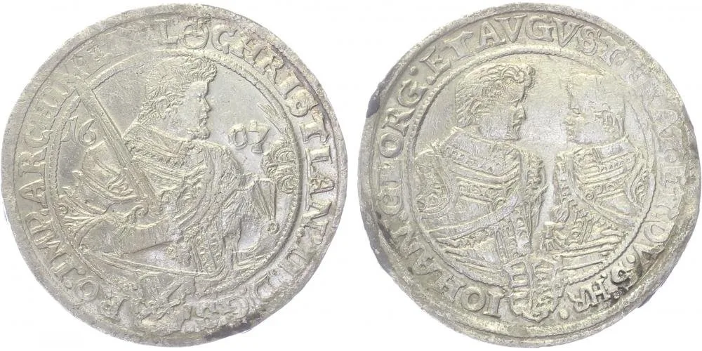 Sasko, Christian II., Johann Georg I. a August, 1591 - 1611 — 1