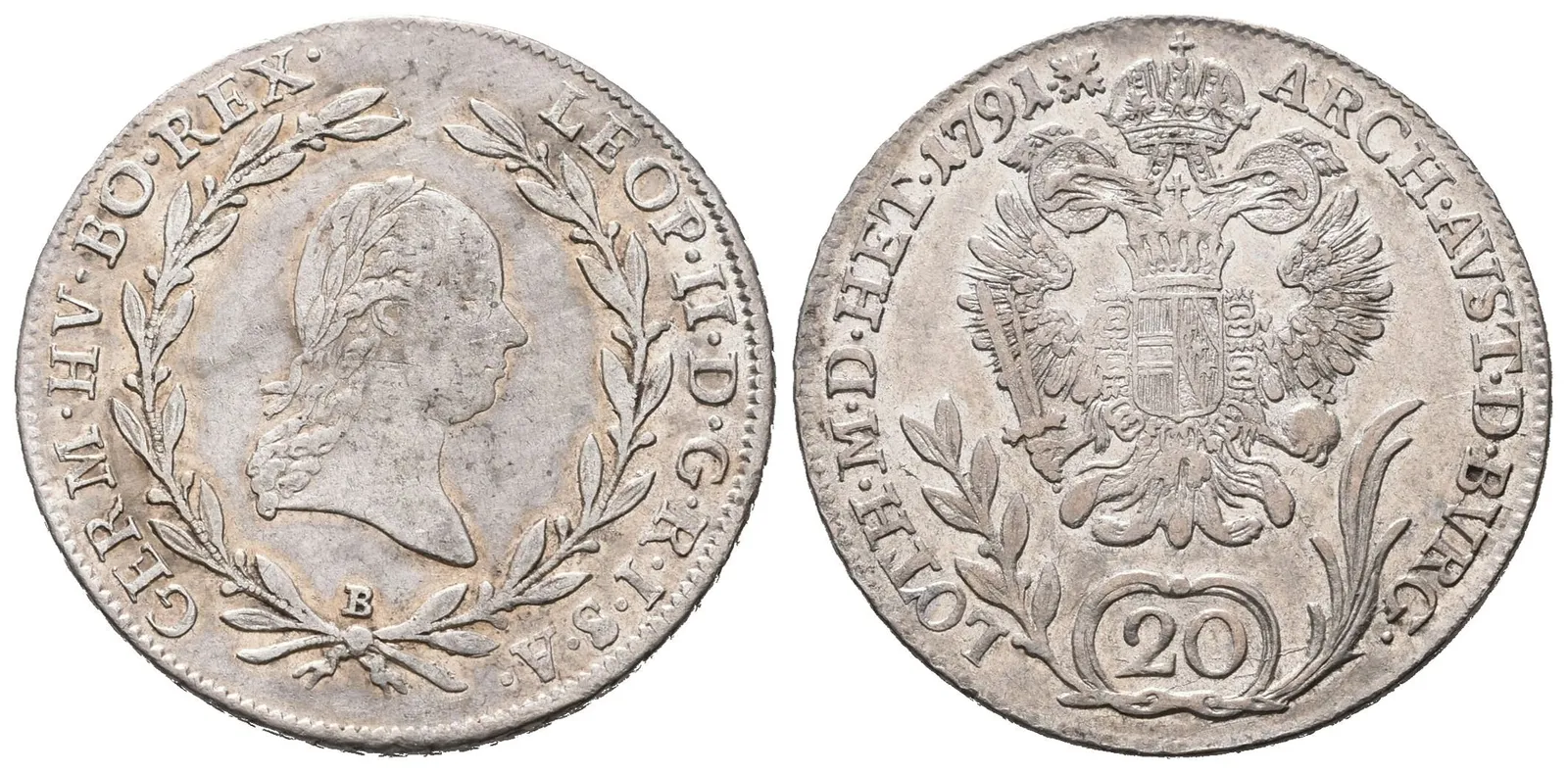 20 Krejcar 1791 B