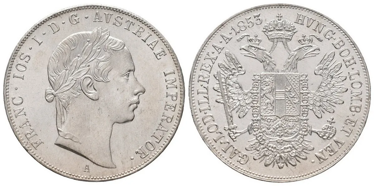 Konvenční měna, 1848 - 1857 — 1