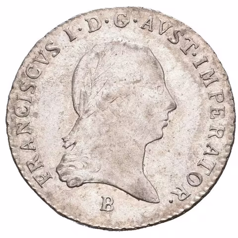 3 Krejcar 1821 B, Husz.2002, krásná zachovalost, patina