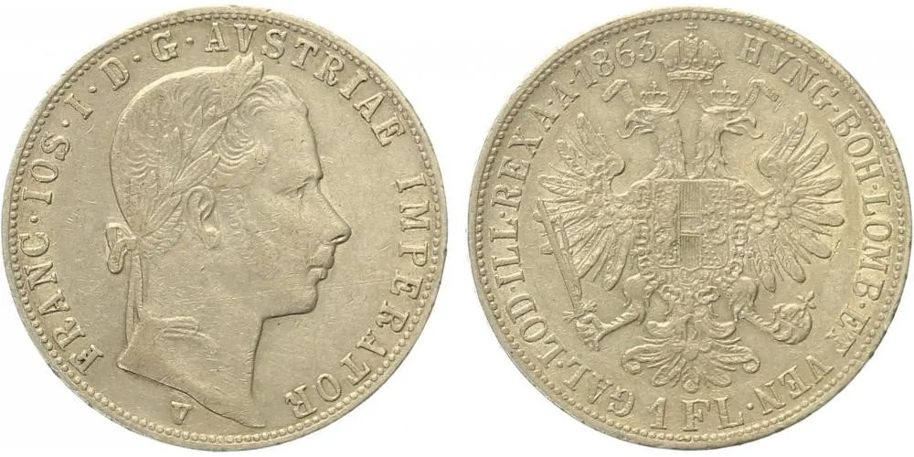 Rakouská a spolková měna, 1857 - 1892 — 1