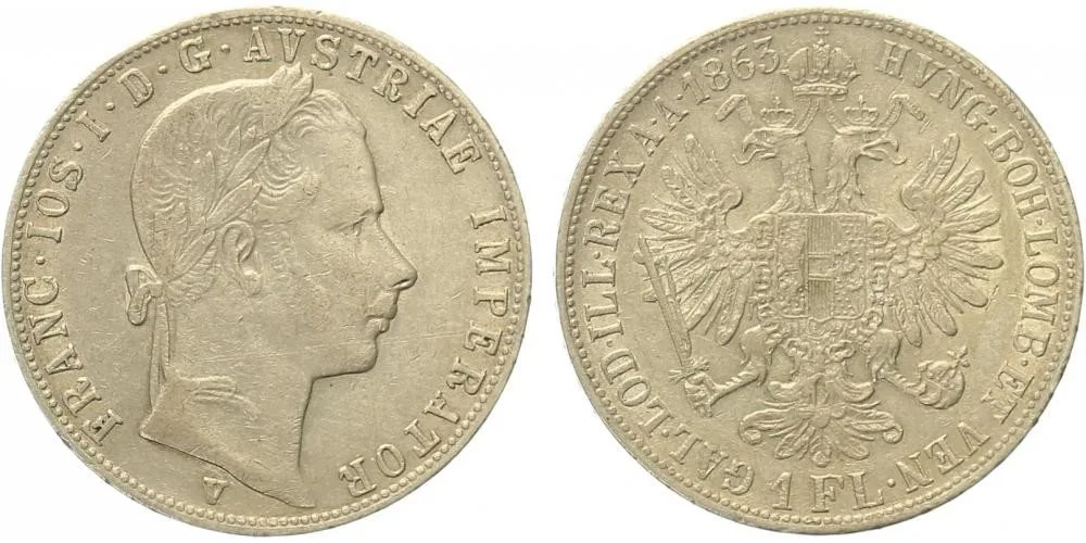 Rakouská a spolková měna, 1857 - 1892 — 1