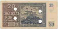 20 Koruna 1939, série Fe 60, Hej.47a2.S3 - fotografie 2