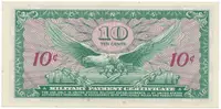 USA, vojenské vydání MPC, 10 Cents (1965), P.M58 - fotografie 2