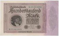 Německo, 100000 Mark 1923, Ro.82a