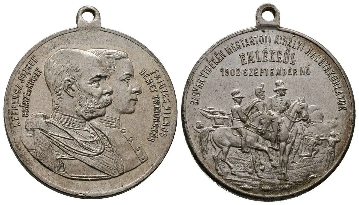 František Josef I., medaile vojenských manévrů — 1