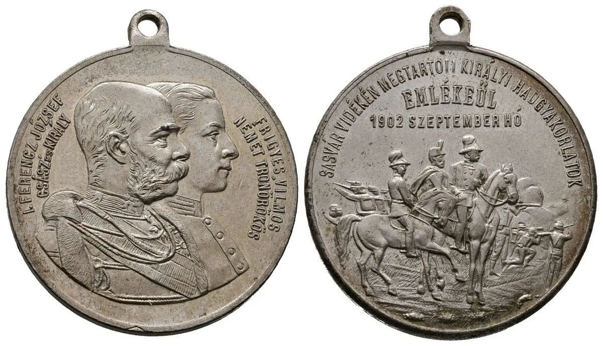 František Josef I., medaile vojenských manévrů — 1