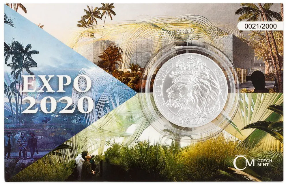 2 Dollars 2021 - Český lev (Expo 2020)