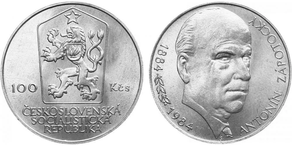 100 Kčs 1984 - Antonín Zápotocký