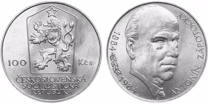 100 Kčs 1984 - Antonín Zápotocký