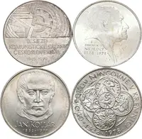 Soubor mincí 50 Kčs 1977 - Ján Kollár, 1978 - Kremnica a Nejedlý, — 1