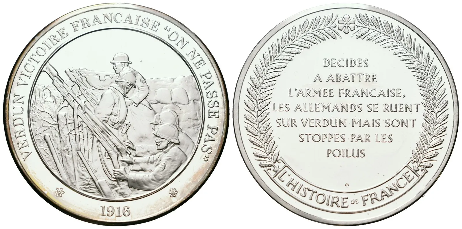 Francie - AR Medaile b.l. - Verdun
