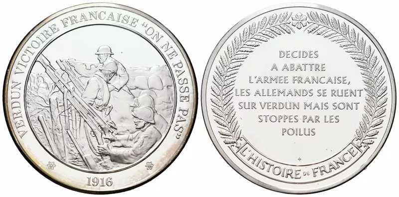 Francie - AR Medaile b.l. - Verdun