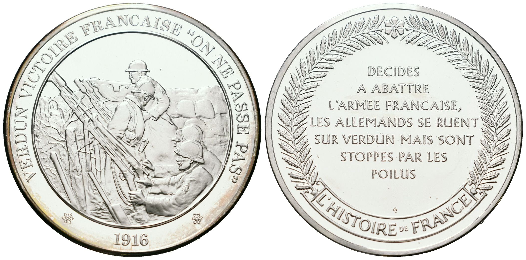 Francie - AR Medaile b.l. - Verdun