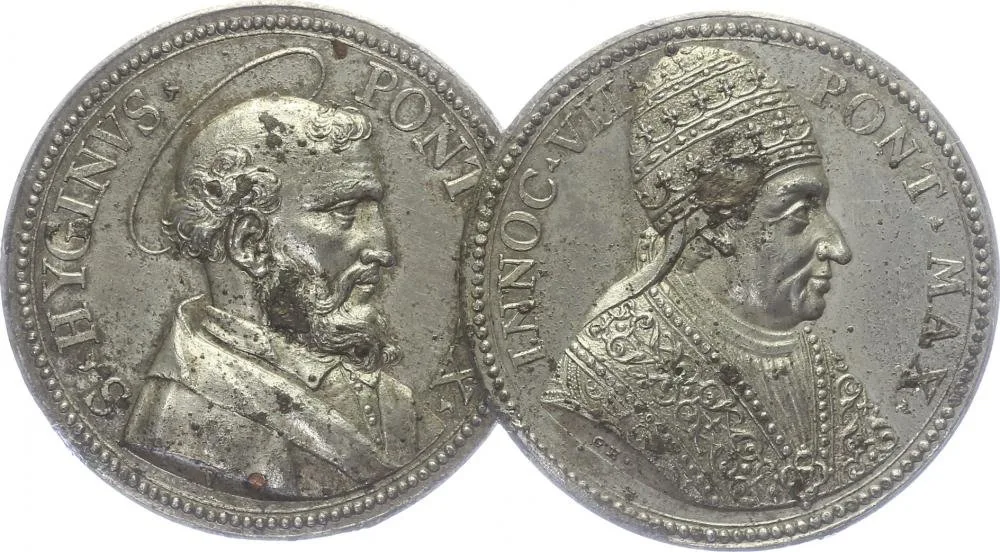 Vatikán - životopisné medaile, cca 18. století — 1