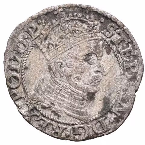 Groš 1579, Gdaňsk, Kop.7433, patina, ned. (1,45 g)