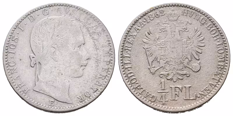 1/4 Zlatník 1862 E