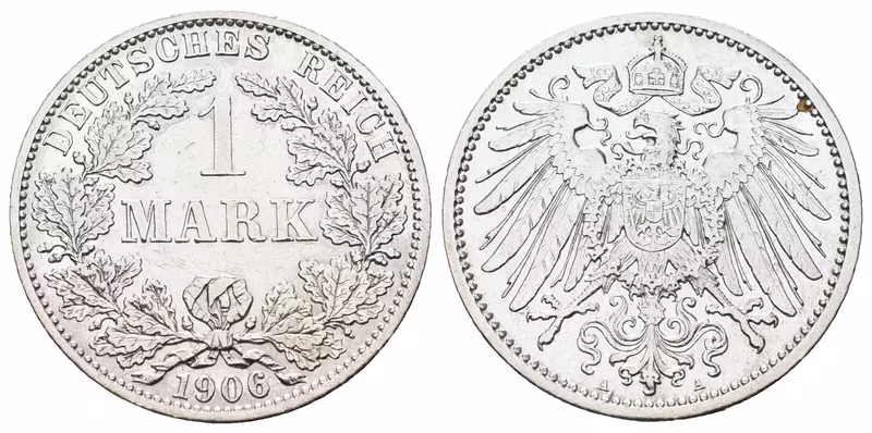 Německé císařství, 1 Marka 1906 A