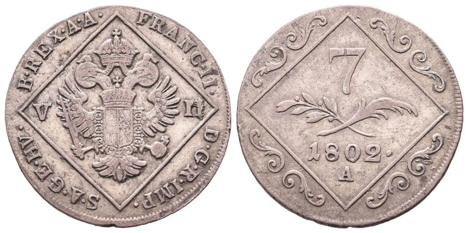 František II., 7 Krejcar 1802 A