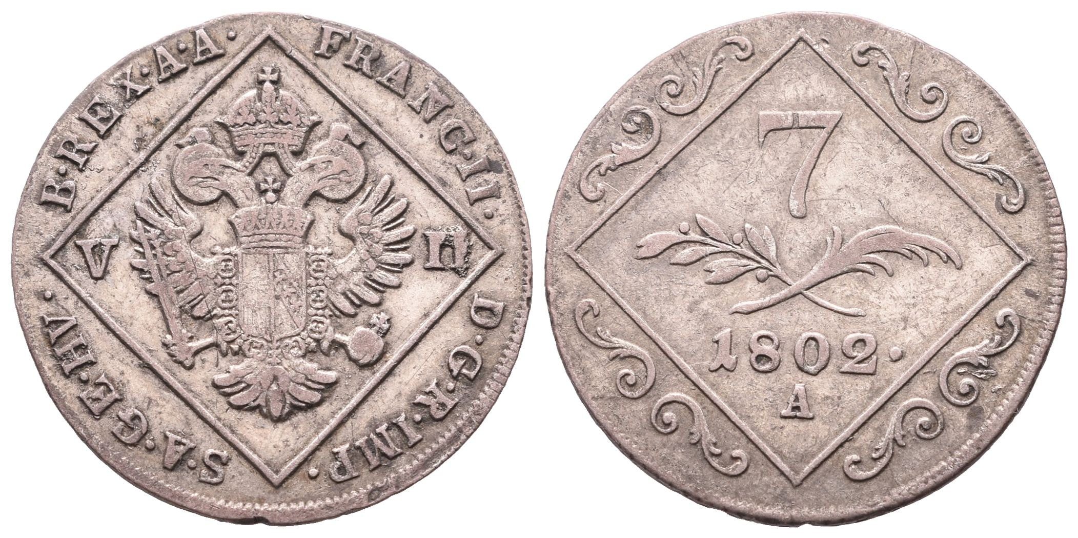 František II., 7 Krejcar 1802 A
