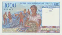 Madagaskar, 1000 Francs (1994), P.76 - fotografie 2