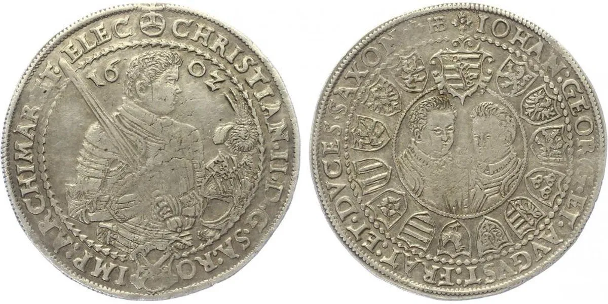 Sasko, Christian II., Johann Georg I. a August, 1591 - 1611 — 1