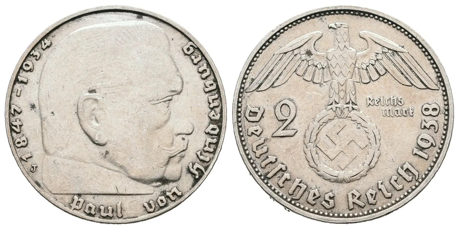 III. říše, 2 Marka 1938 J