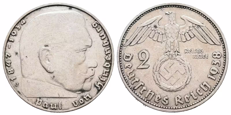 III. říše, 2 Marka 1938 J