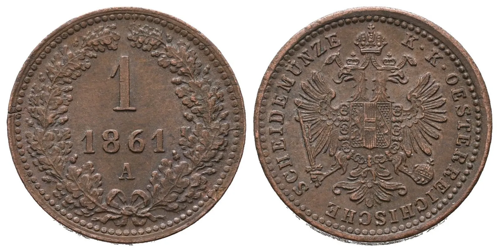 1 Krejcar 1861 A