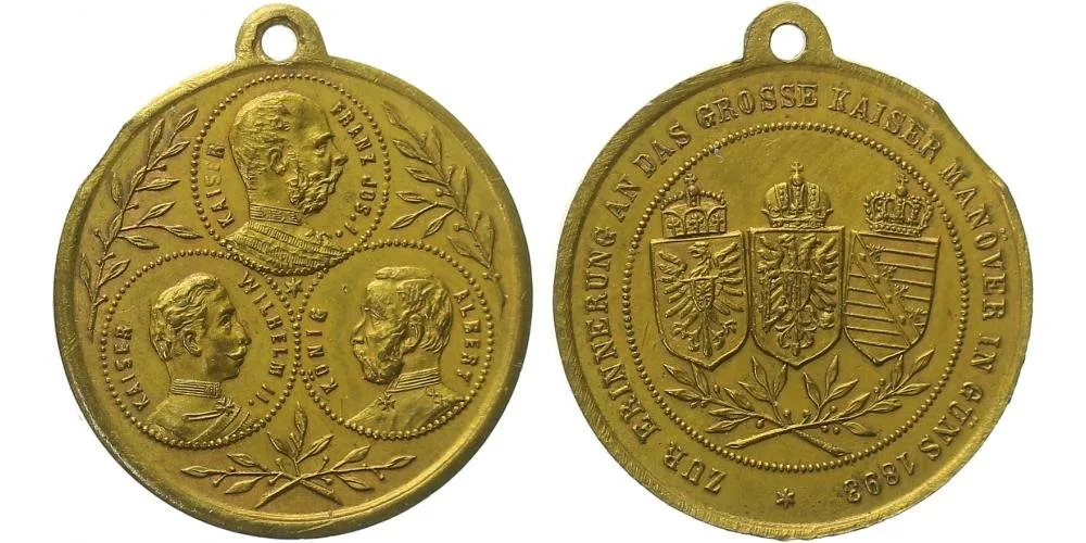 František Josef I., medaile vojenských manévrů — 1