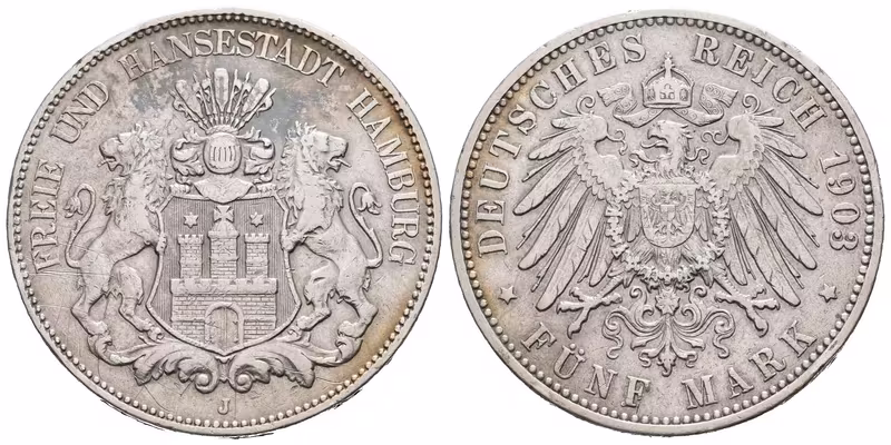 Hamburg, 5 Marka 1903