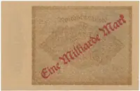 Německo, 1 Milliarde Mark 1923, Ro.110g - fotografie 2