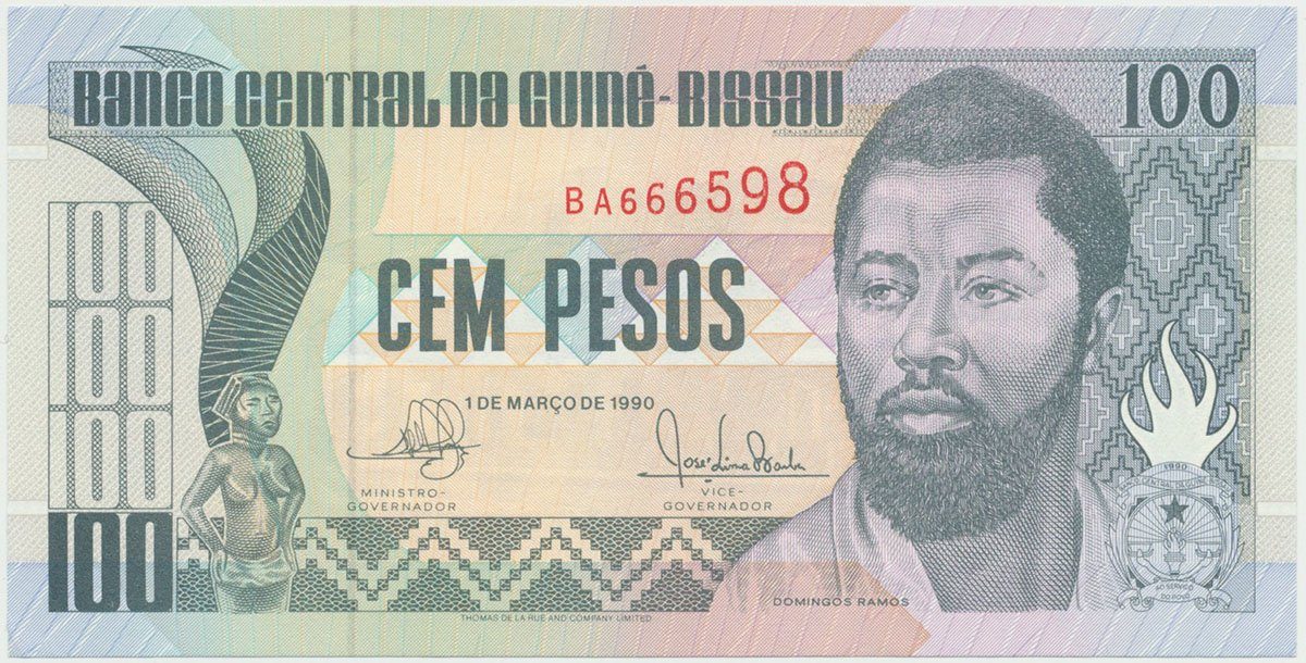 Guinea - Bissau, 100 Pesos 1990, P.11