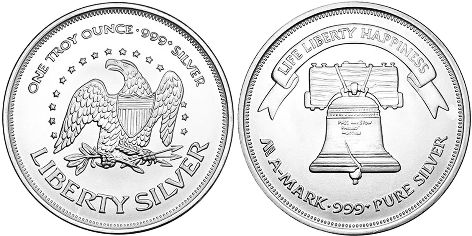 USA, One Troy Ounce Liberty Silver